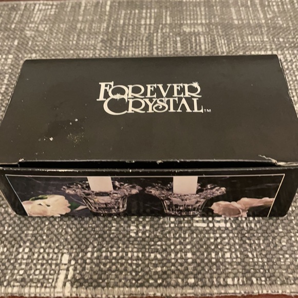 Forever Crystal set of 2 candle/votive holders. - Picture 5 of 8